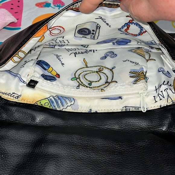 Hollywood intuition by Jayne Hersh clutch, black faux leather - Picture 5 of 9